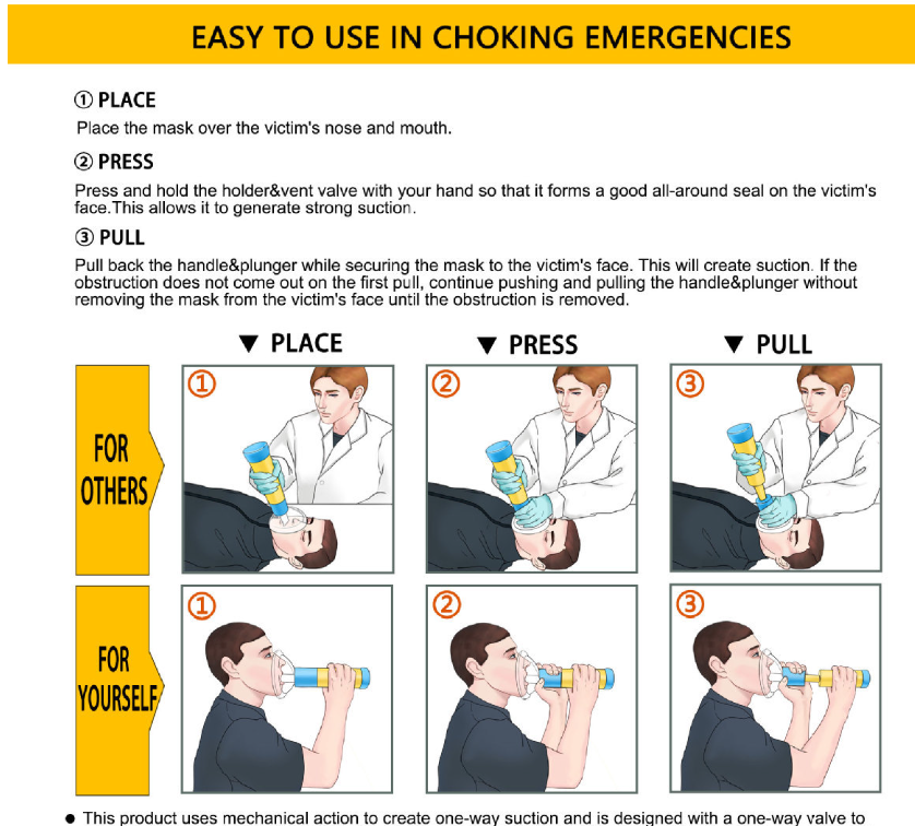 Choking Emergency Device – Child Safety Aid